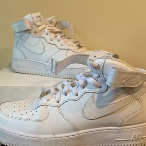 Nike Air Force 1 Mid size white size 10